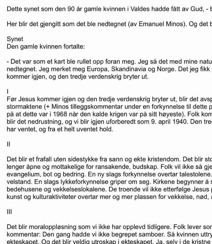 Mange av dere har sikkert lest denne før, men poster den for de av dere som ikke har lest den. 😉
